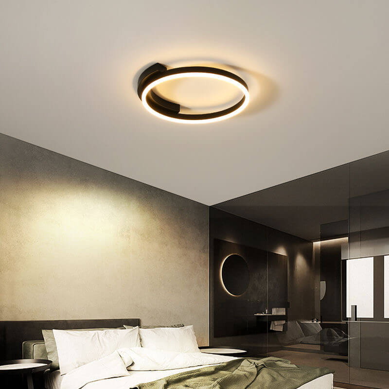 Minimalist Round LED Flush Mount Light
