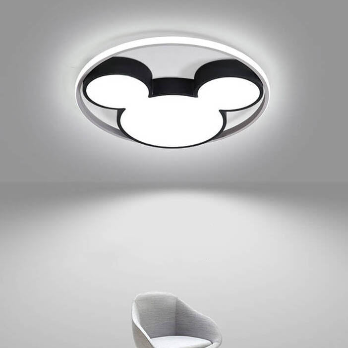 Cartoon Mouse LED Flush Mount Light