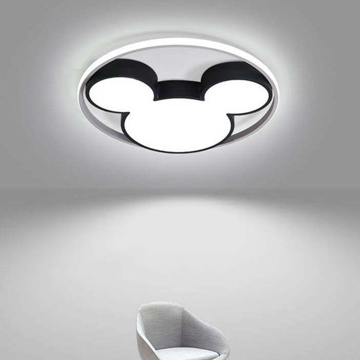 Cartoon Mouse LED Flush Mount Light