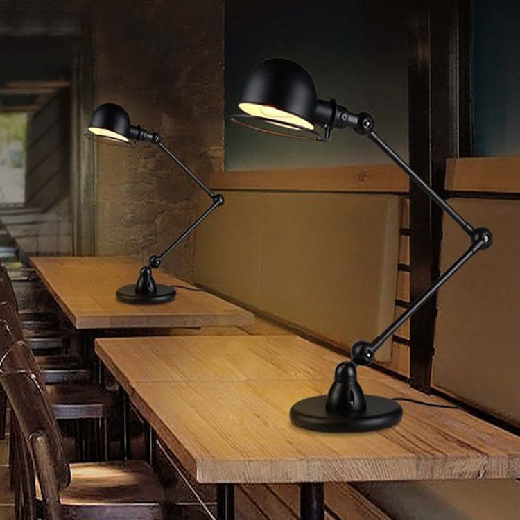 Vintage Industrial Iron Mechanical Arm Lamp