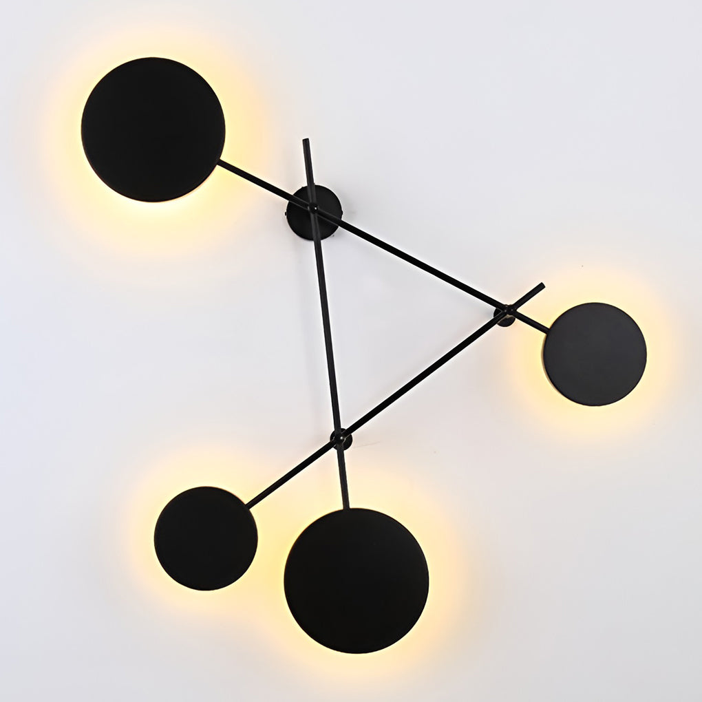 Geometric Round LED Nordic Wall Sconce Lighting Wall Lamp Wall Light Fixture-Lighom