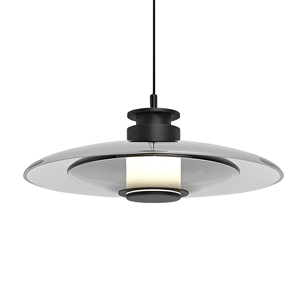 Minimalist Round Glass LED Modern Pendant