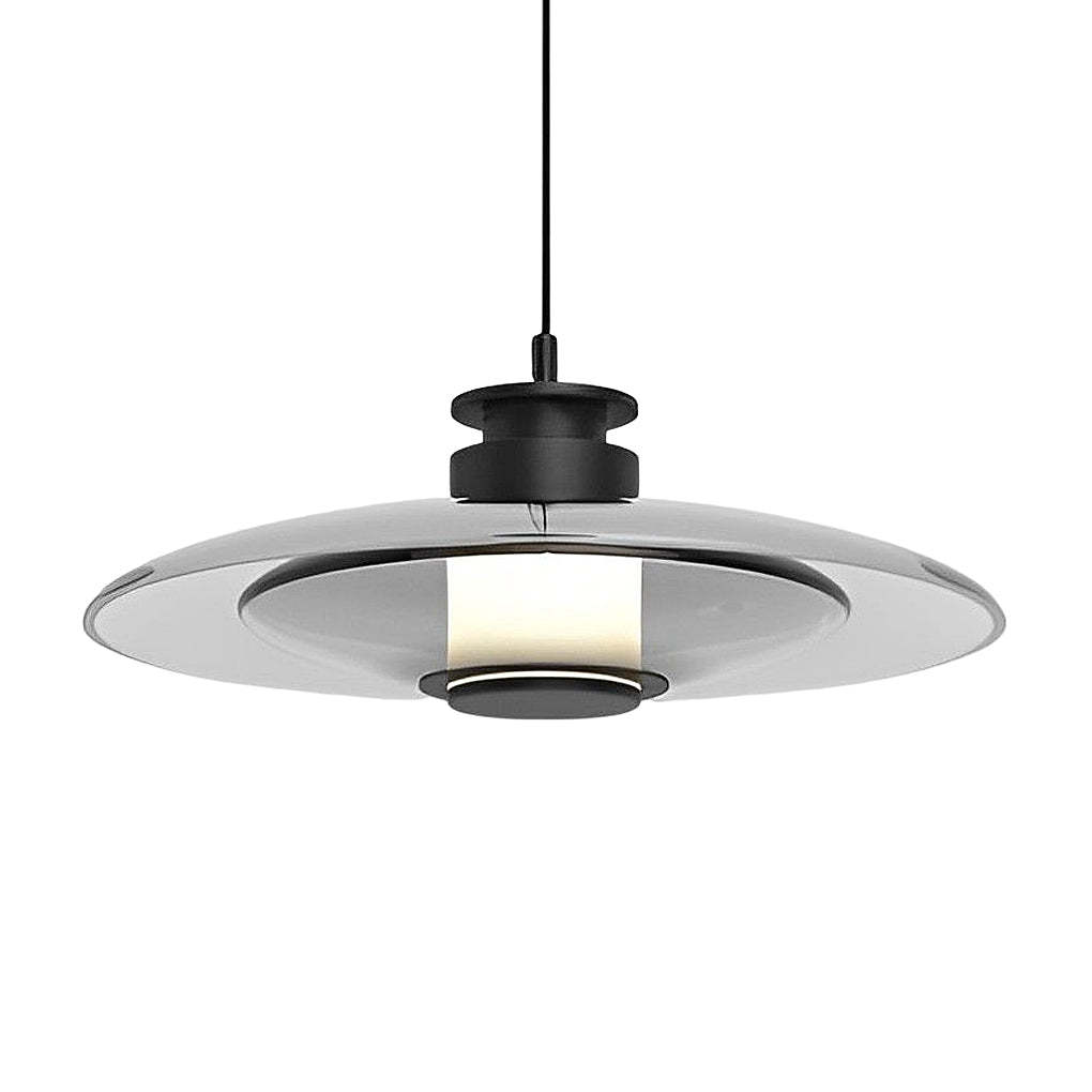 Minimalist Round Glass LED Modern Pendant