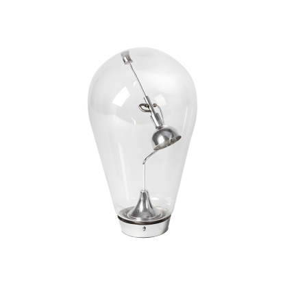 Touch-Dimming Glass Bulb Desk Lamp with Industrial Magnetic Control Design-Lighom