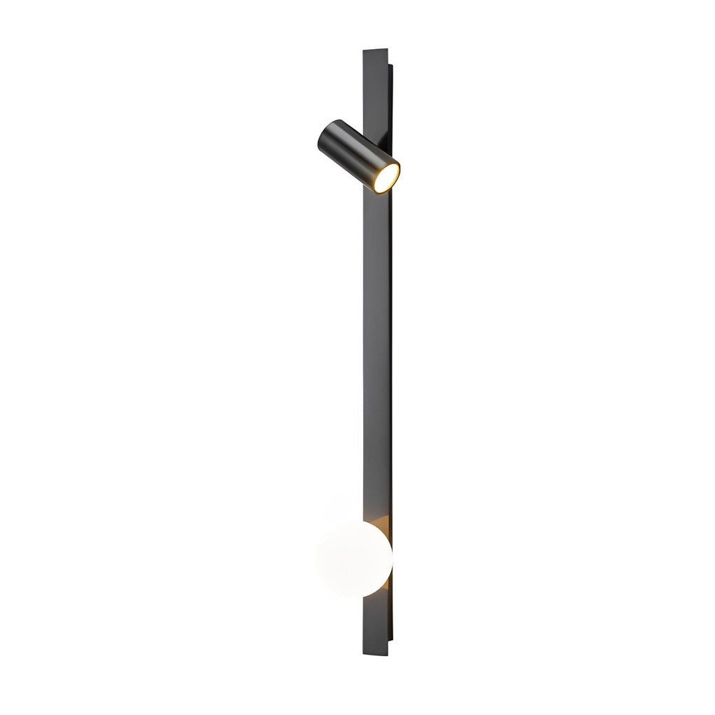 Long Strip LED Three Step Dimming Wall Lamp with Adjustable Spotlight-Lighom