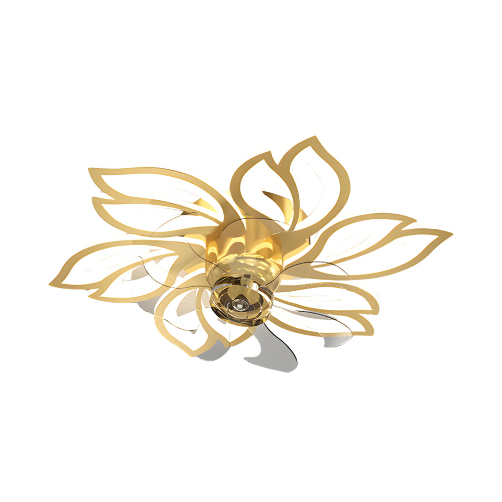 Simple Flowers 3-Step Dimming Low Profile Ceiling Fan