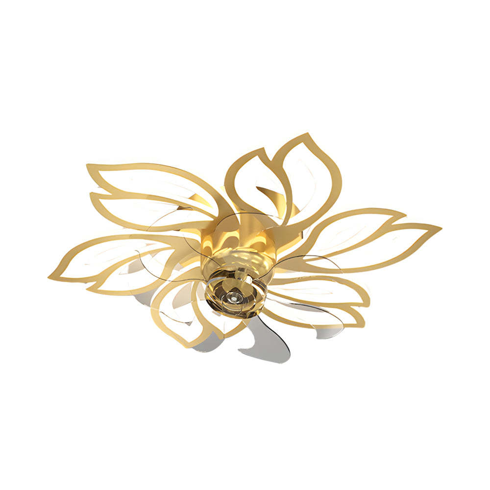 Simple Flowers 3-Step Dimming Low Profile Ceiling Fan