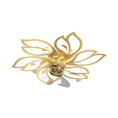 Simple Flowers 3-Step Dimming Low Profile Ceiling Fan