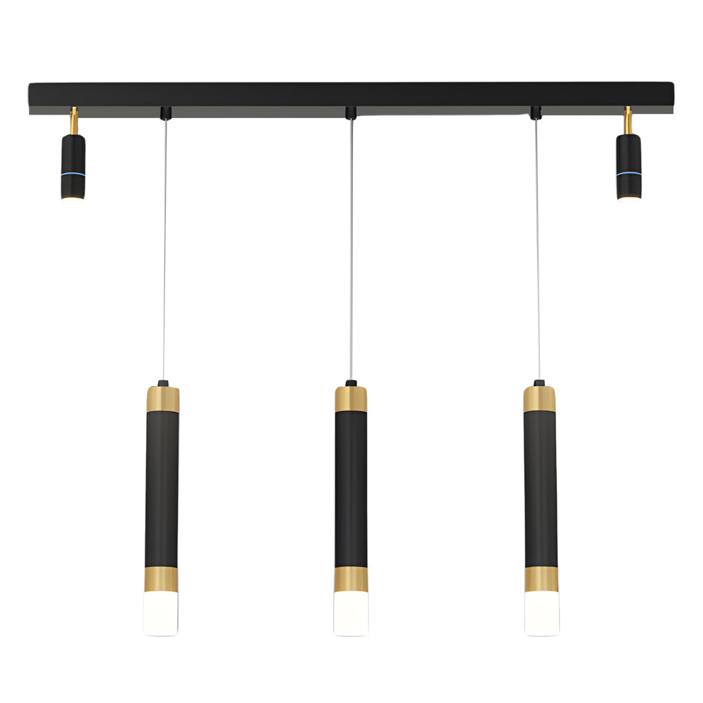 Minimalist Linear 3-Step Dimming Modern Dining Chandelier