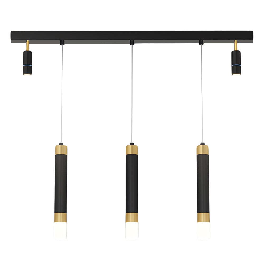 Minimalist Linear 3-Step Dimming Modern Dining Chandelier