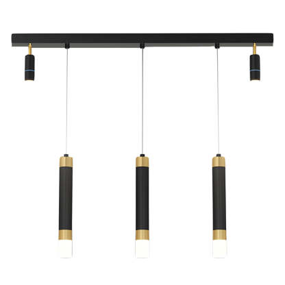 Minimalist Linear 3-Step Dimming Modern Dining Chandelier