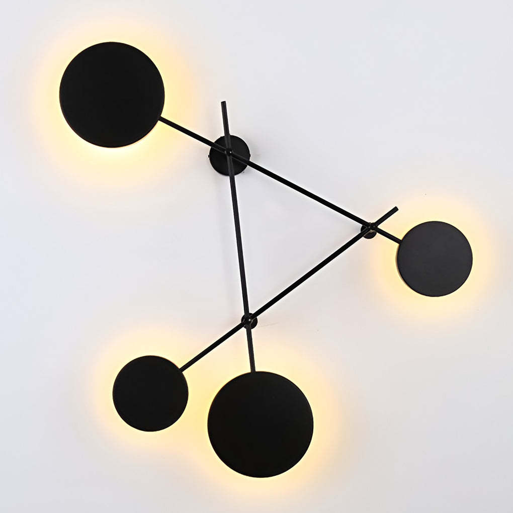 Geometric Round LED Nordic Wall Sconce Lighting Wall Lamp Wall Light Fixture-Lighom