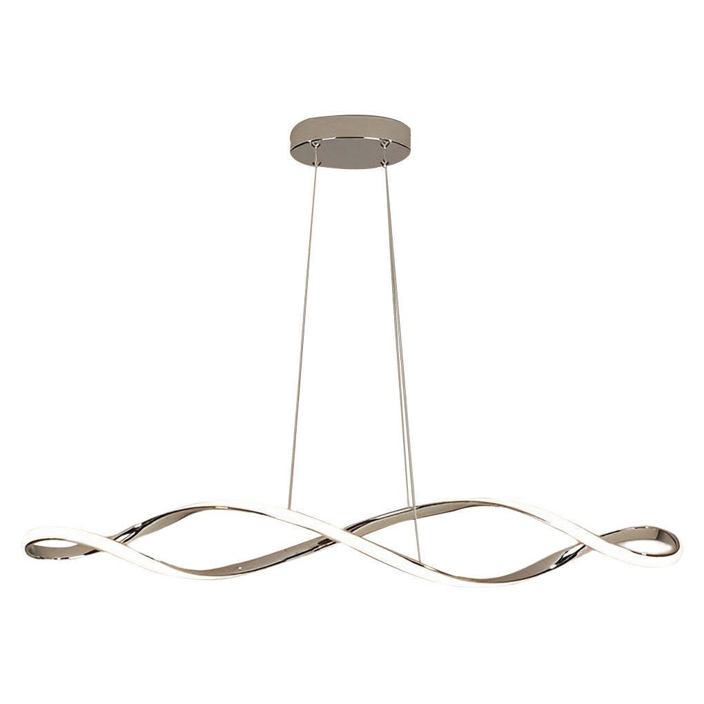 Wave Dimmable LED Modern Chandelier