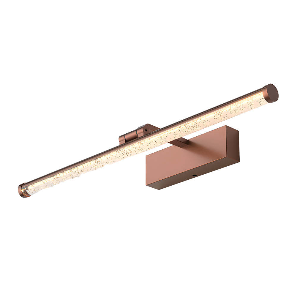 Rotatable Seeded Acrylic LED Dimmable Bathroom Vanity Bar