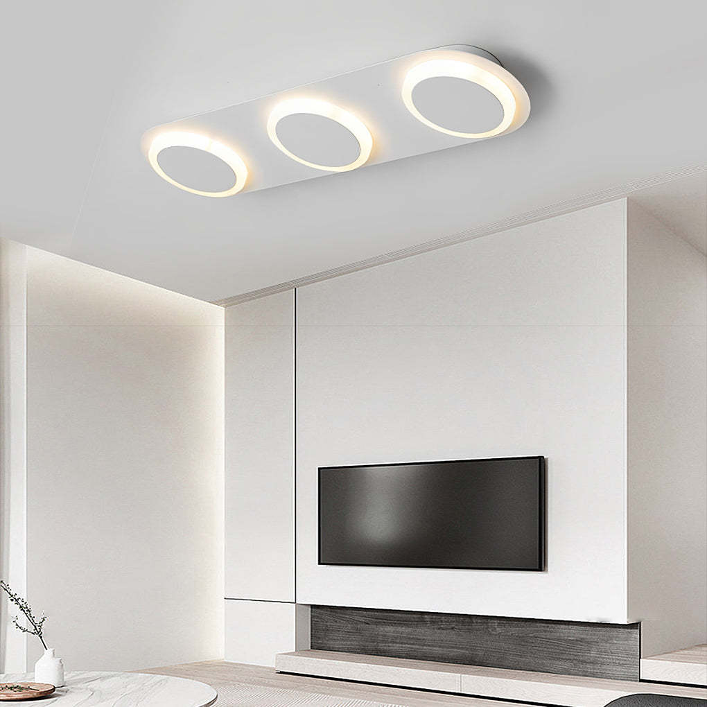 Round LED Modern Flush Mount Fixture