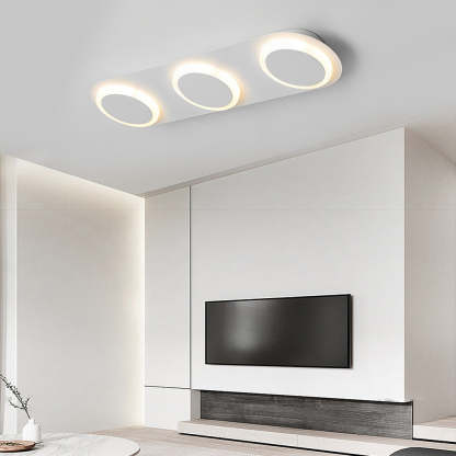 Round LED Modern Flush Mount Fixture