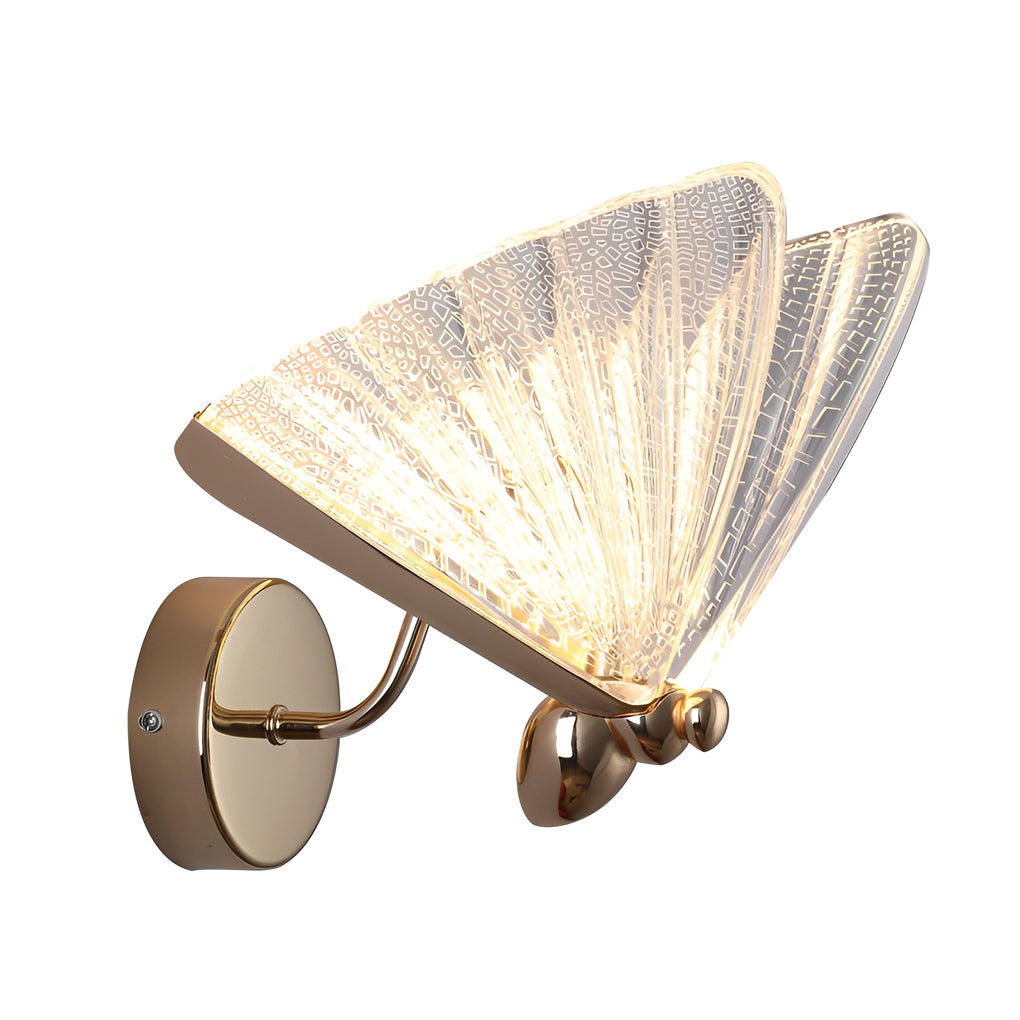 Metal Acrylic Butterfly European LED Wall Lamp