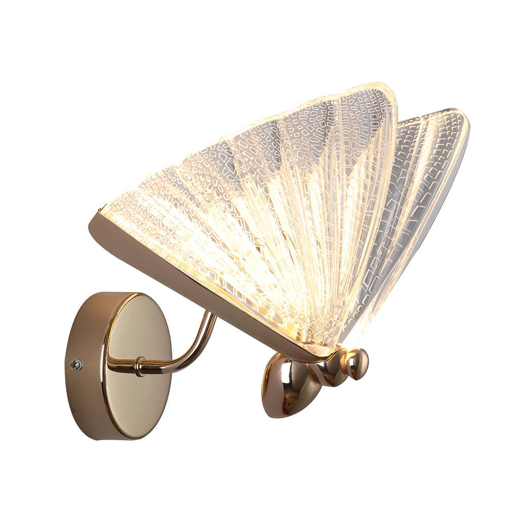 Metal Acrylic Butterfly European LED Wall Lamp