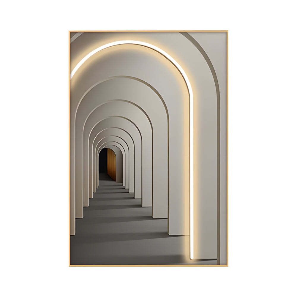 Decorative LED Light Canvas Hanging Painting with Remote-Lighom