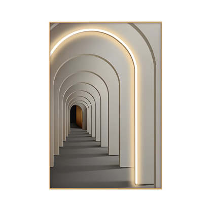 Decorative LED Light Canvas Hanging Painting with Remote-Lighom