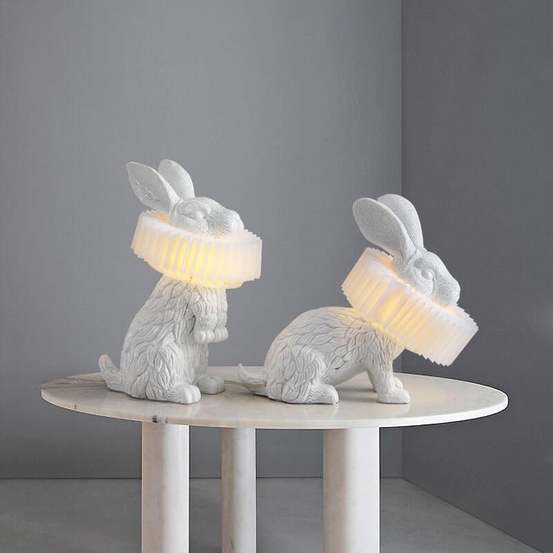 Modern Resin Rabbit LED Table Lamp
