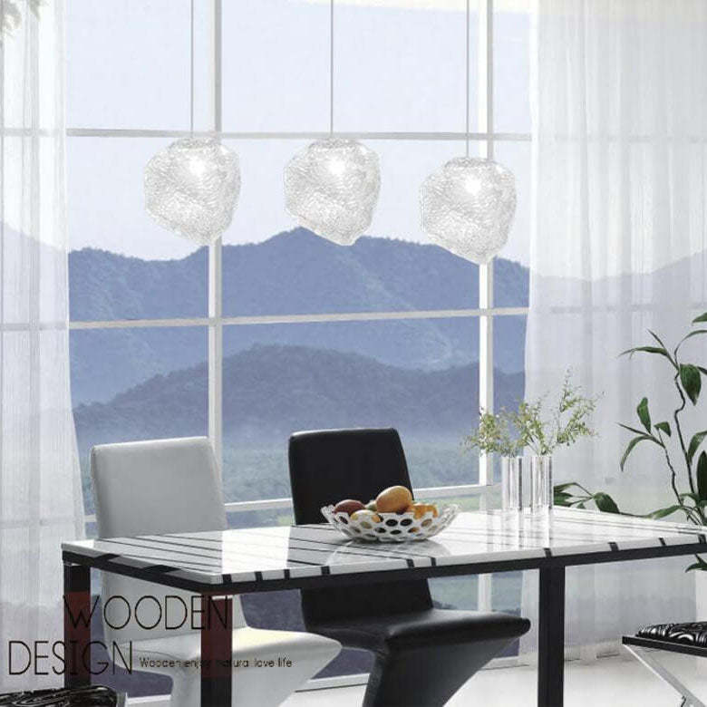Nordic Ice Cube Glass Pendant Light