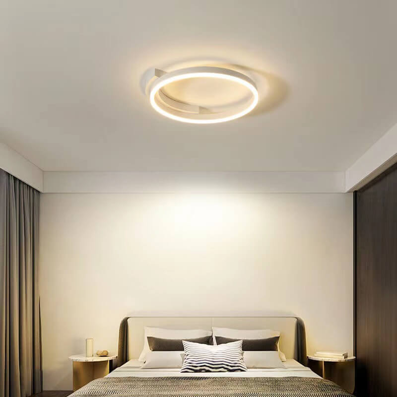 Minimalist Round LED Flush Mount Light