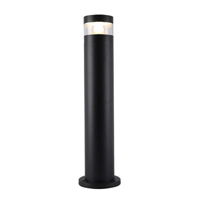 Cylindrical Creative Waterproof LED Black Modern Outdoor Lawn Lights-Lighom