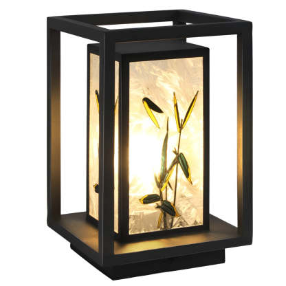 Artistic Solar LED Path Lights with Landscape Pattern-Lighom