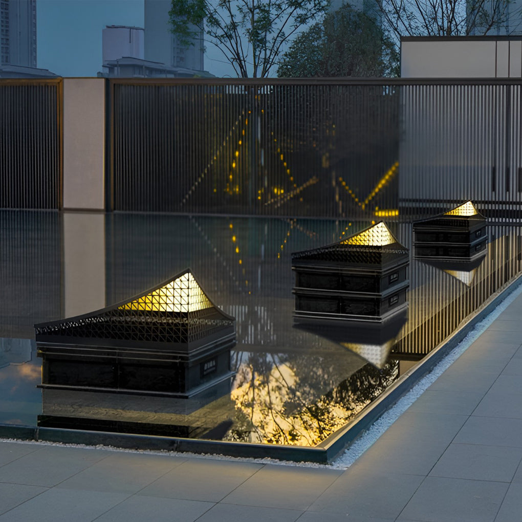 Asian-style Waterproof Outdoor Landscape Decorative Atmosphere Light for Villa Pool Lawn-Lighom