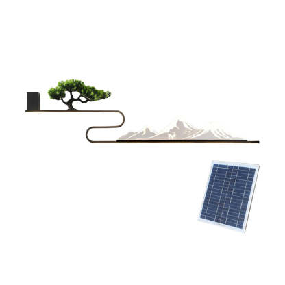 Mountain Scenery LED Modern Outdoor Wall Light