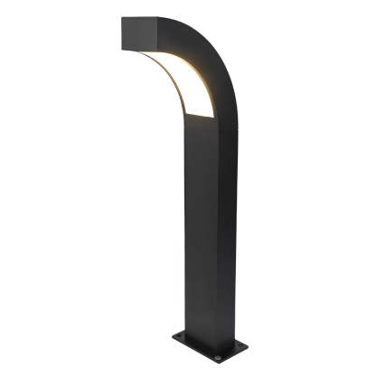Minimalist Curved 24 inch Bollard Light Waterproof LED Landscape Lighting for Pathway-Lighom