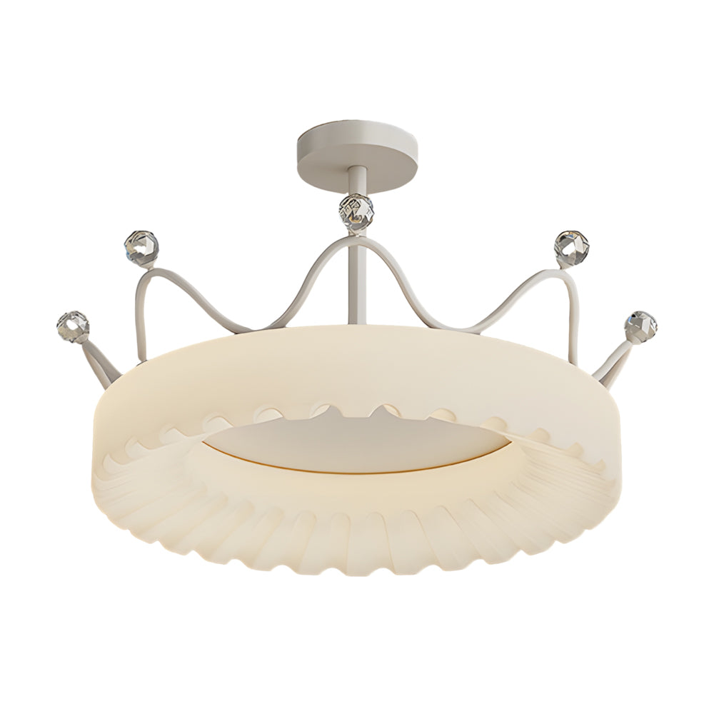 Crown Dimmable LED Modern Ceiling Light