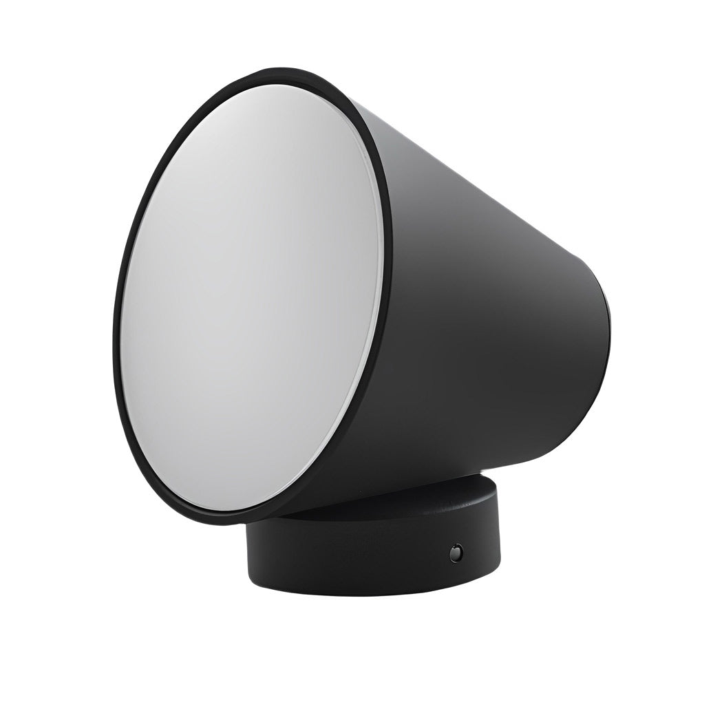 Cone Shape LED Waterproof Black Modern Outdoor Wall Lamp Exterior Lights-Lighom