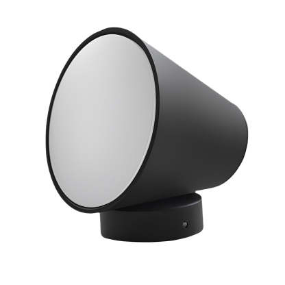 Cone Shape LED Waterproof Black Modern Outdoor Wall Lamp Exterior Lights-Lighom