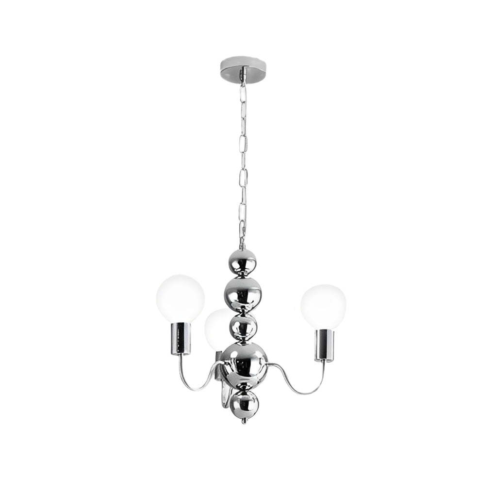 Iron Glass Ball Minimalist French Chandelier