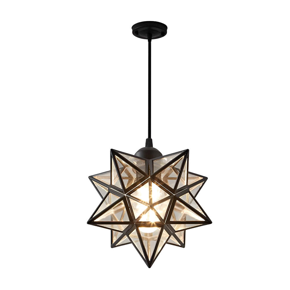 Five-Pointed Star Dimmable Modern Pendant