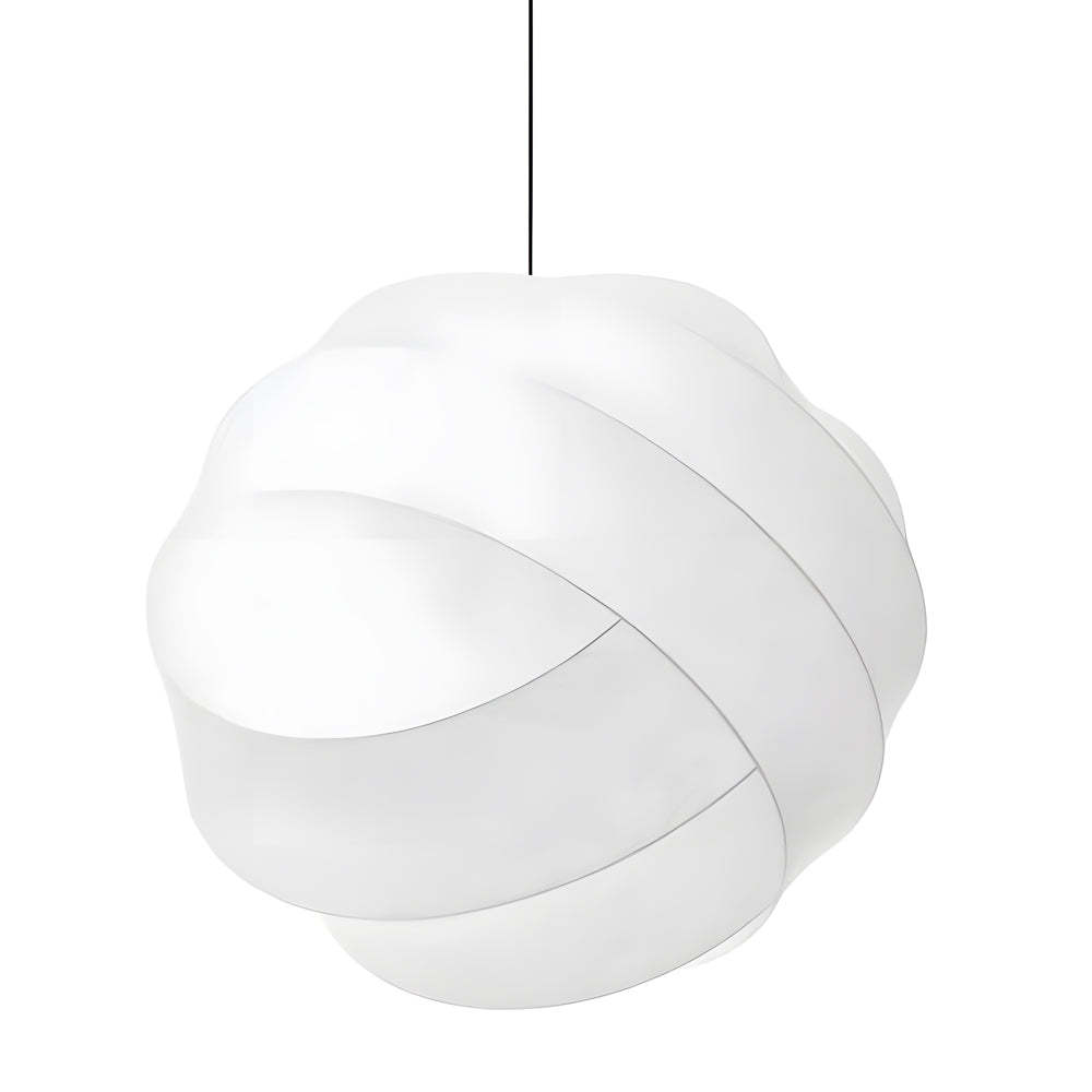 Iron Silk Fabric Ball Wabi-Sabi Japanese Chandelier