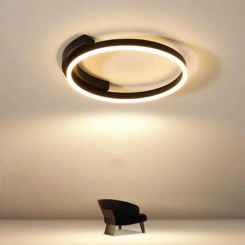 Minimalist Round LED Flush Mount Light