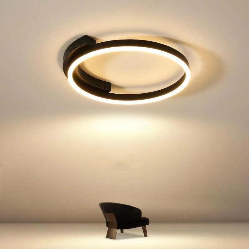 Minimalist Round LED Flush Mount Light