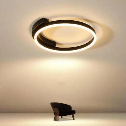 Minimalist Round LED Flush Mount Light
