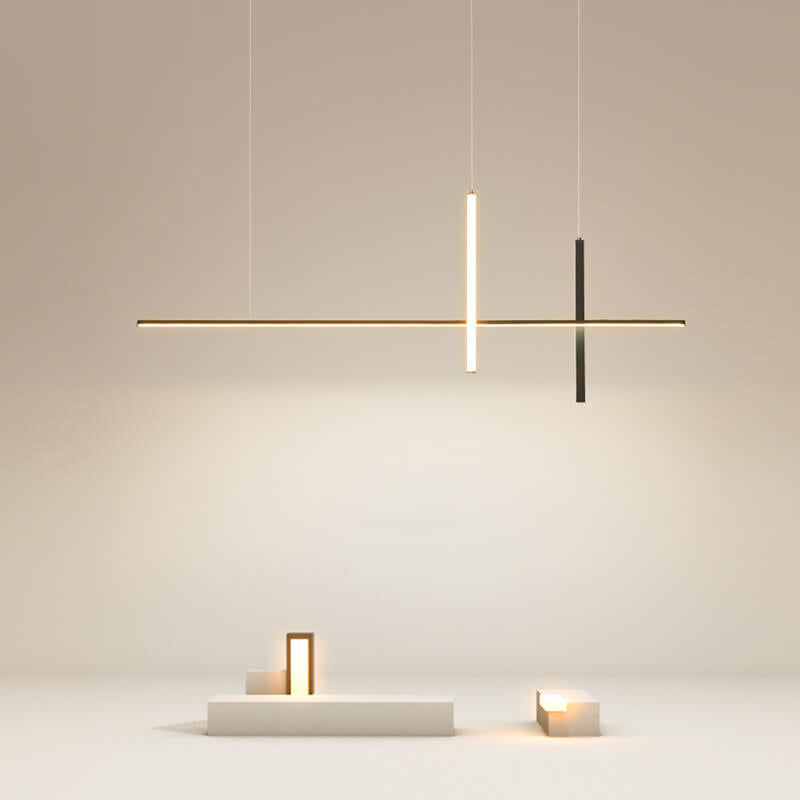 Minimalist Long Line LED Chandelier