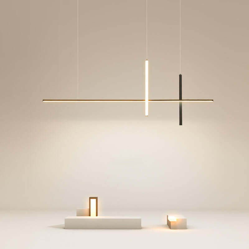 Minimalist Long Line LED Chandelier