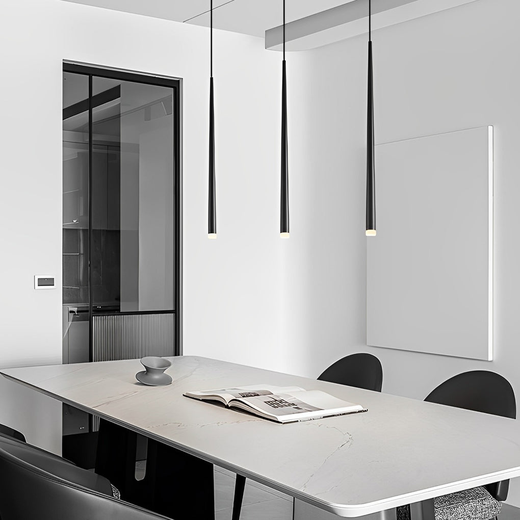 Minimalist Conical Black Nordic Pendant