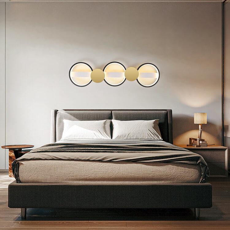 Modern Circle 3/4/5-Light LED Flush Mount Track Light