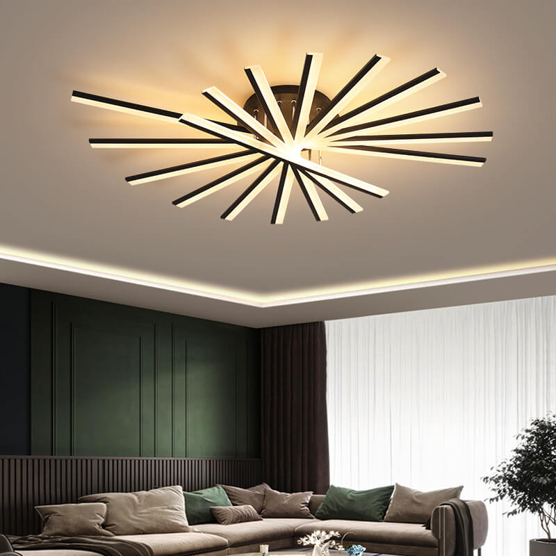 Nordic Line LED Semi-Flush Ceiling Light