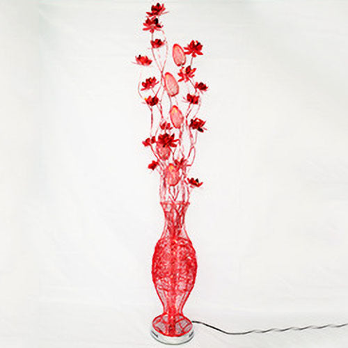 European Vase Flower Aluminum LED Floor Lamp