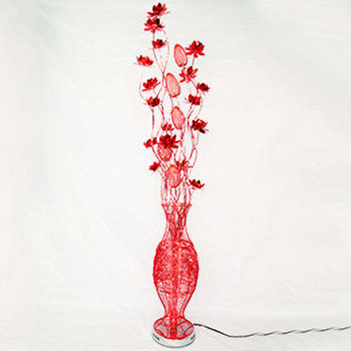 European Vase Flower Aluminum LED Floor Lamp