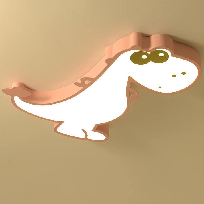 Cartoon Dinosaur LED Flush Mount Light