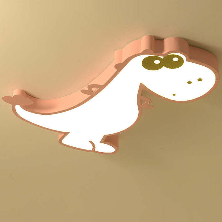 Cartoon Dinosaur LED Flush Mount Light